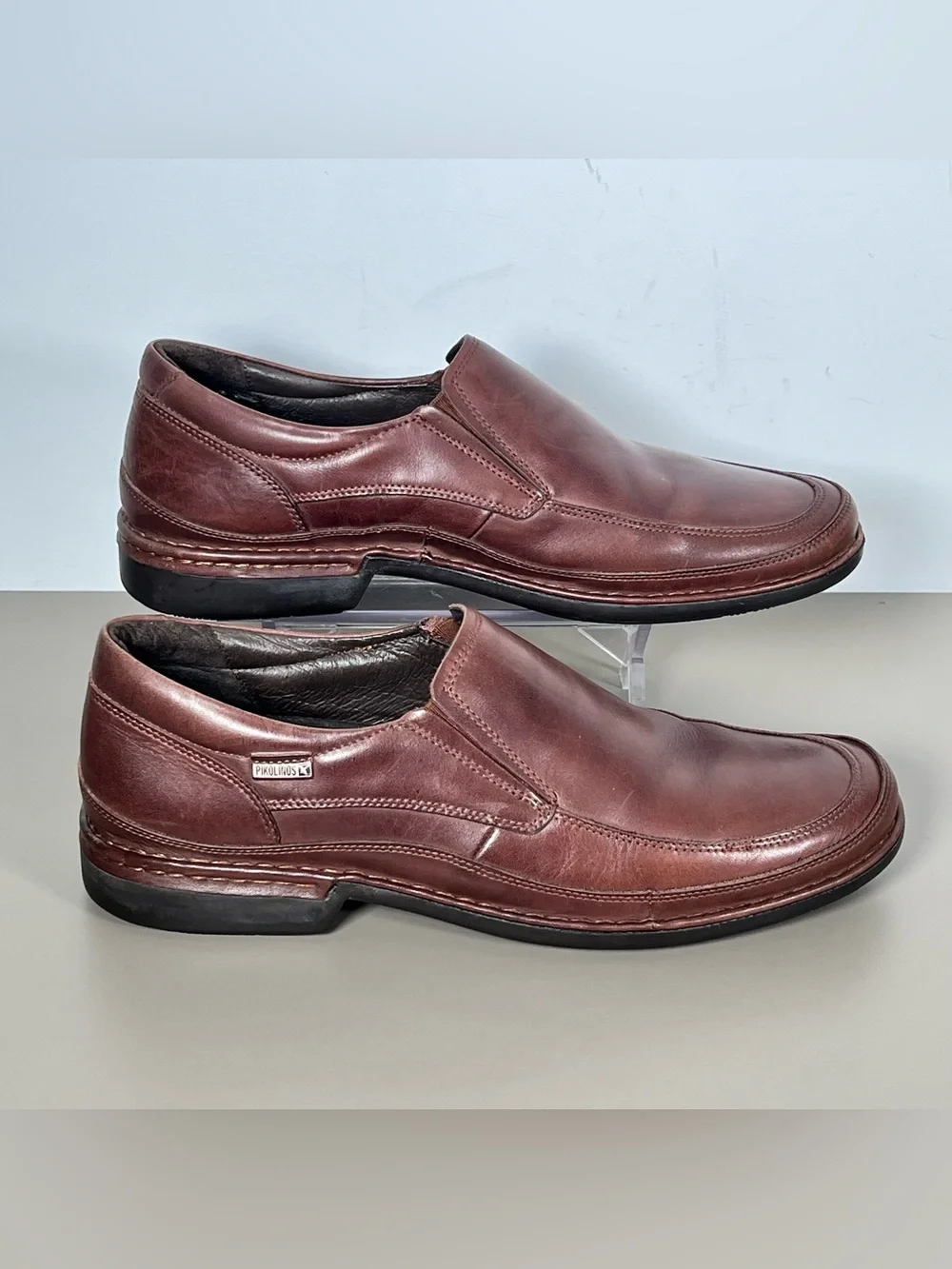 Pikolinos Azores Brown Leather Loafer Slip On 06H-3127 Leather Brown Size 12